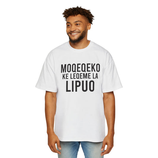 Moqeqeko Men's Heavy Oversized Tee