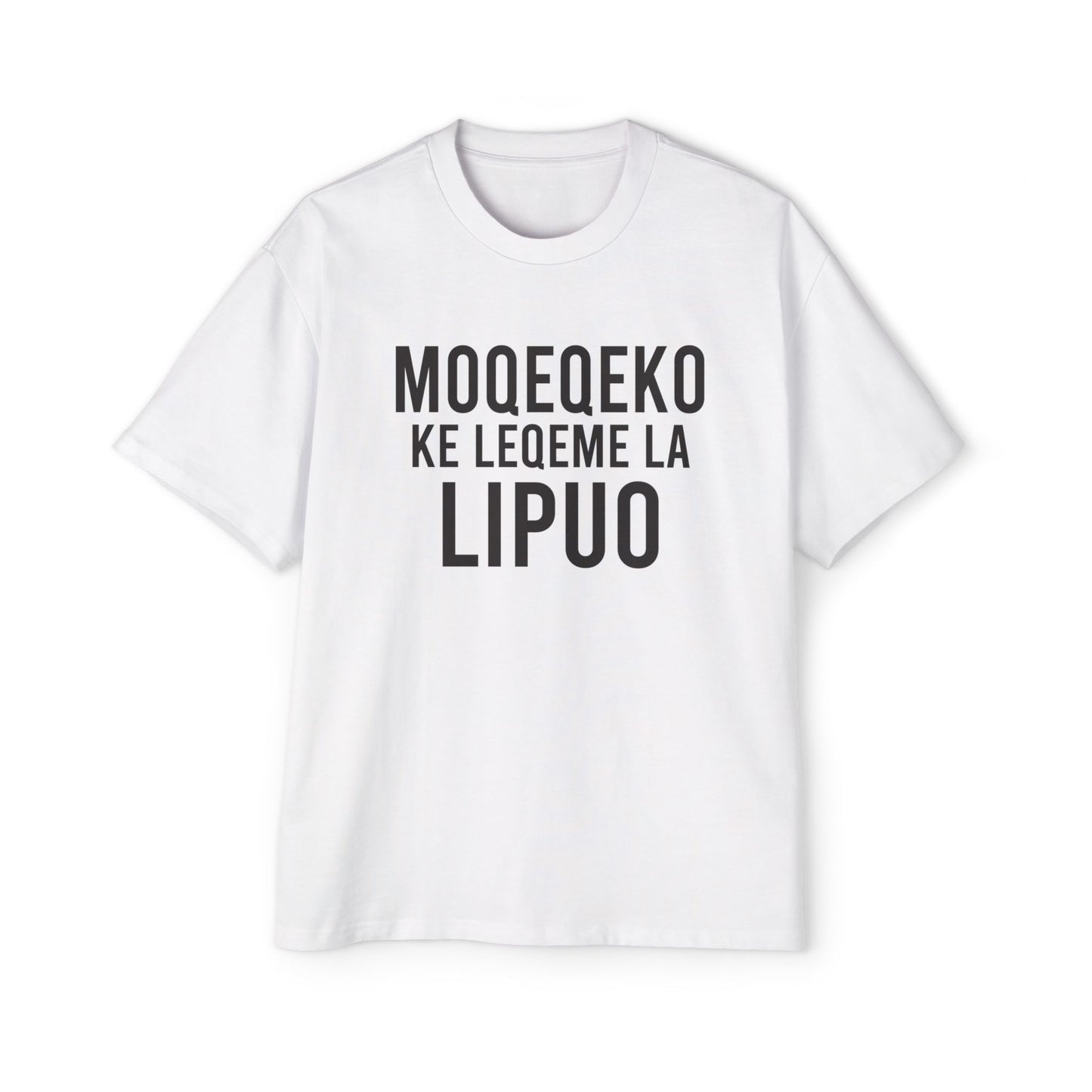 Moqeqeko Men's Heavy Oversized Tee